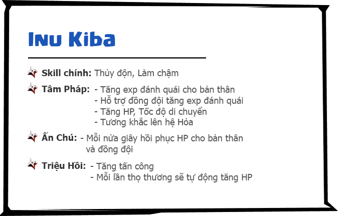 Thông tin Kiba